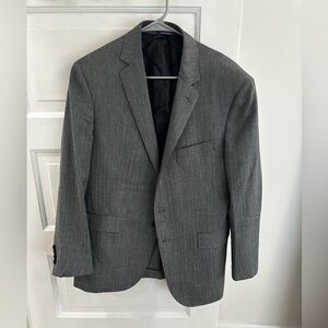 Ralph Lauren Purple Label, men’s wool jacket, black/gray small pattern, size M
